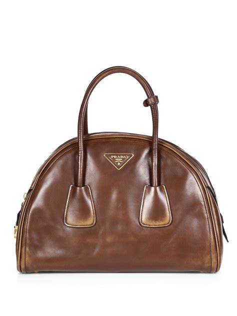 prada vintage bowler bag|prada leather bowling bag.